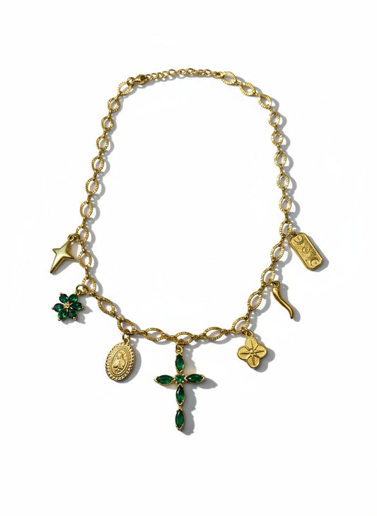 Collier Tesoru vert