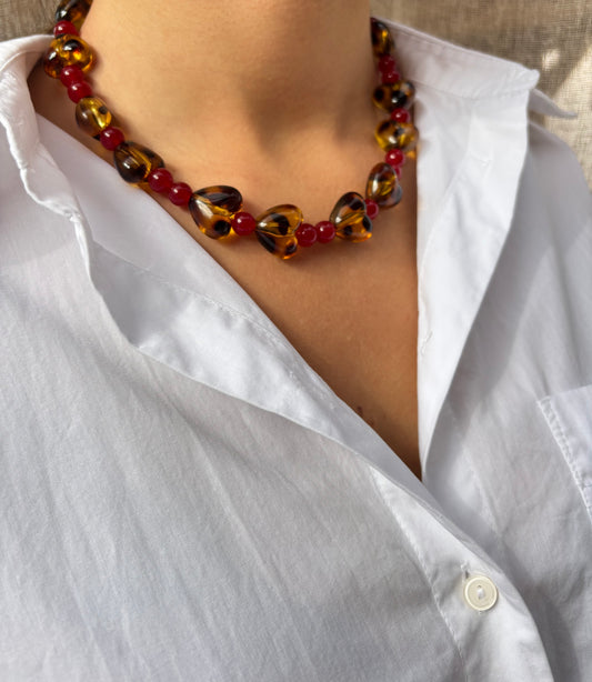 Collier Coeur Leo