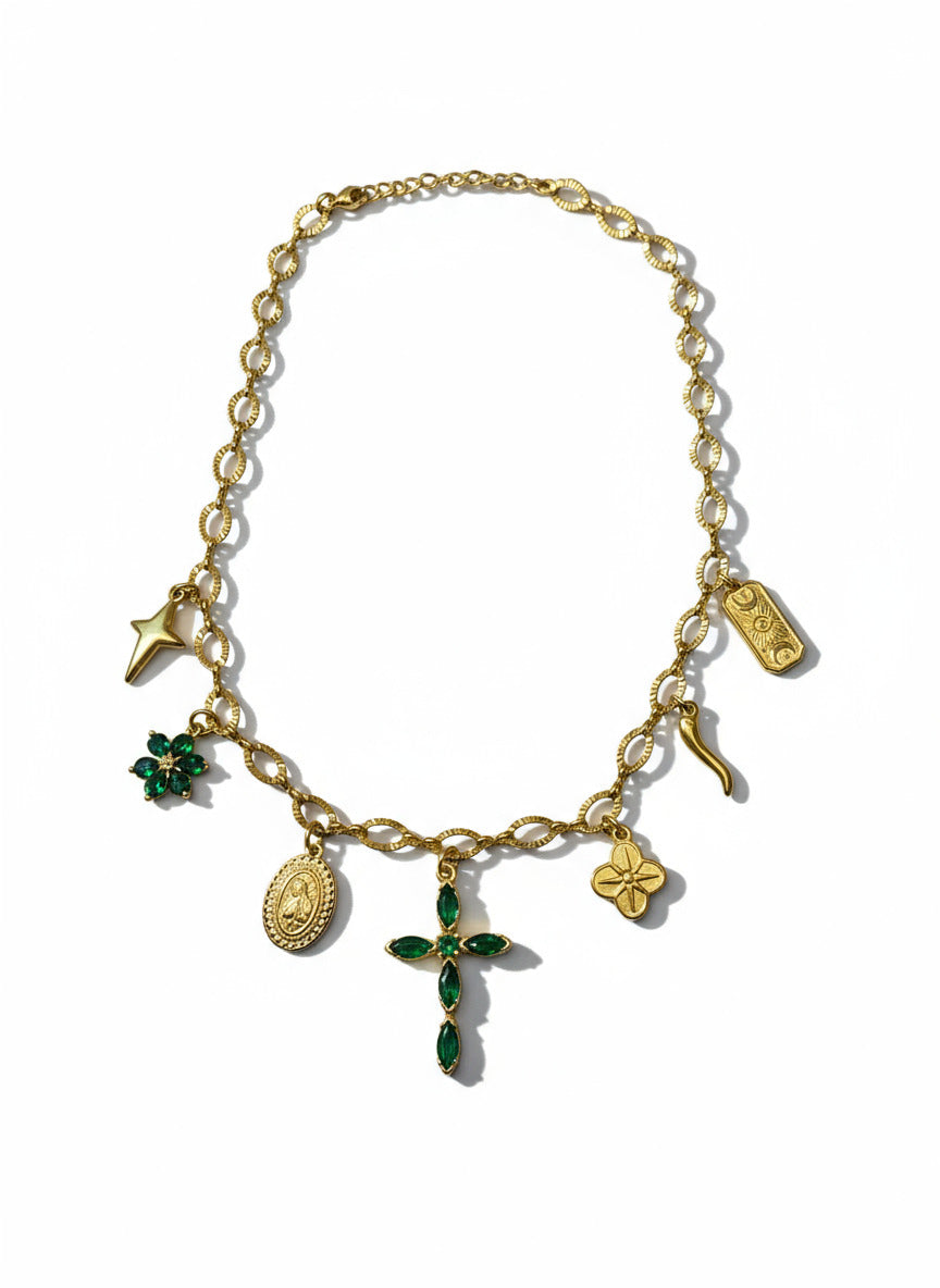 Collier Tesoru vert